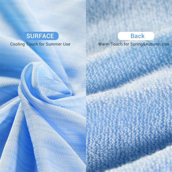 Cooling Blanket Cooling Fiber Absorb Heat Washable Cover Over Blankets Summer - Image 4