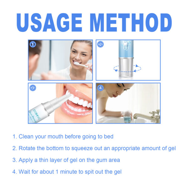EELHOE Dental Repair Gel, Repair Gums Cleaning Dental Stains And Tartar Oral Care Gel - Image 6