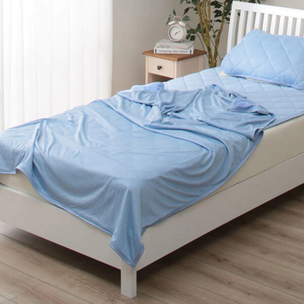Cooling Blanket Cooling Fiber Absorb Heat Washable Cover Over Blankets Summer - Image 6
