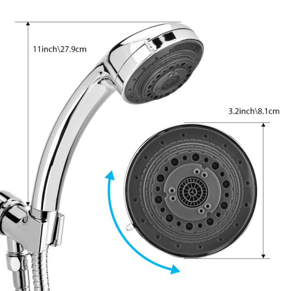 Shower head, shower hose, shower head - Image 4