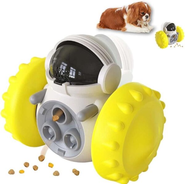 Dog Treat Toy For Small Dogs Food Dispenser Toy Interactive Dog Toy Cat Slow Feeder Toy Treat Dispenser For Dog IQ Training Durable And Suitable For Dogs And Cats - Image 2