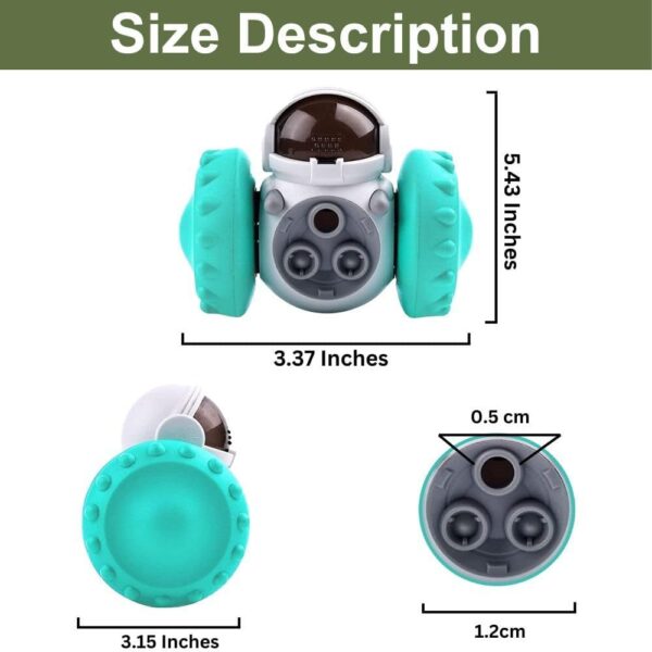 Dog Treat Toy For Small Dogs Food Dispenser Toy Interactive Dog Toy Cat Slow Feeder Toy Treat Dispenser For Dog IQ Training Durable And Suitable For Dogs And Cats - Image 3