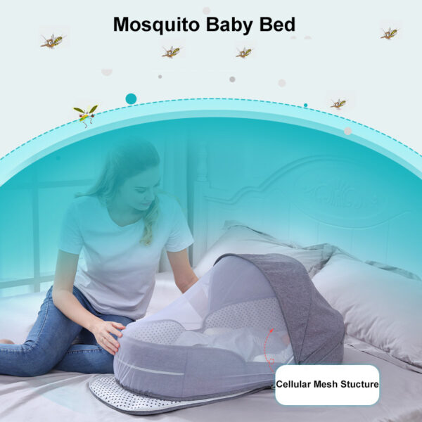 Portable Removable Folding Crib Baby Bed Mammy Bag - Image 6