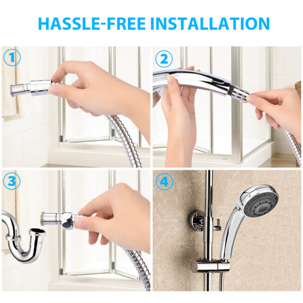 Shower head, shower hose, shower head - Image 5