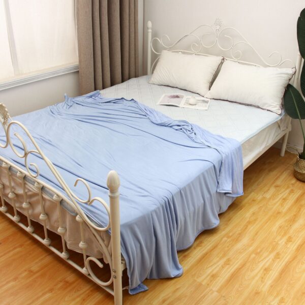 Cooling Blanket Cooling Fiber Absorb Heat Washable Cover Over Blankets Summer - Image 7