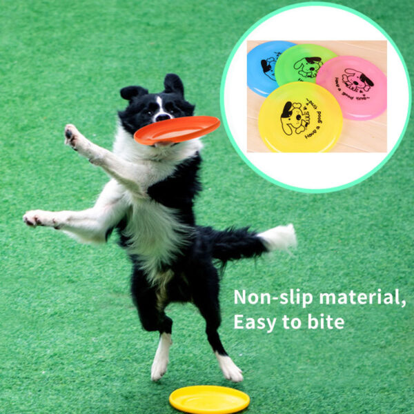 Silicone Flying Saucer Funny Pets Dog Cat Toy Dog Game Flying Discs Resistant Chew Puppy Training Interactive Pet Supplies - Image 2