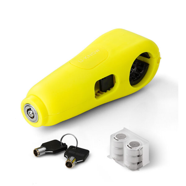 ALARM Anti-theft Car Electric Car Motorcycle Bicycle Handle Bar Lock Alarm Handbrake Lock Brake Lock - Image 3