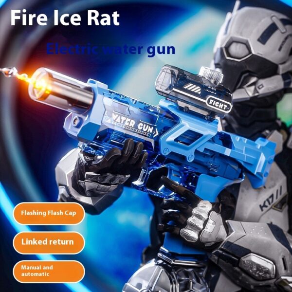 Electric Water Gun Linkage Rebore High-pressure Continuous Pulse Water Gun Toy