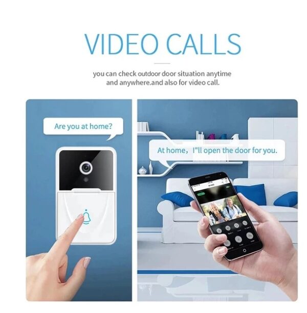 Wireless Security WiFi Smart Doorbell Intercom Video Camera Bell Chime Door Ring - Image 5