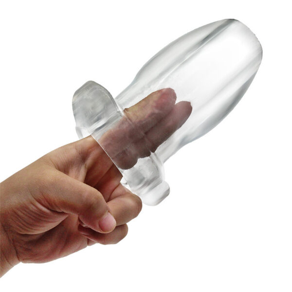 Transparent Hollow Butt Plug - Image 3