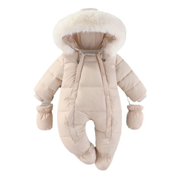 Jumpsuit Fleece-lined Quilted Cotton-padded Clothes - Image 3