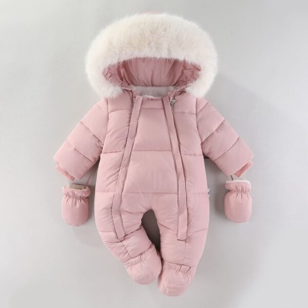 Jumpsuit Fleece-lined Quilted Cotton-padded Clothes - Image 6