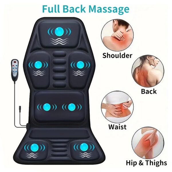 Massage Chair Pad,Back Massage With Heat,Massage Pad With 7Vibration Motors,Chair Massager For Office Chair, Massage Chair For Home Office Use - Image 9