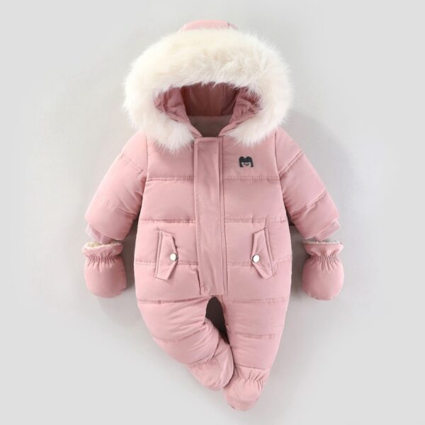 Jumpsuit Fleece-lined Quilted Cotton-padded Clothes - Image 7