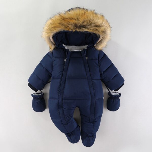 Jumpsuit Fleece-lined Quilted Cotton-padded Clothes - Image 5