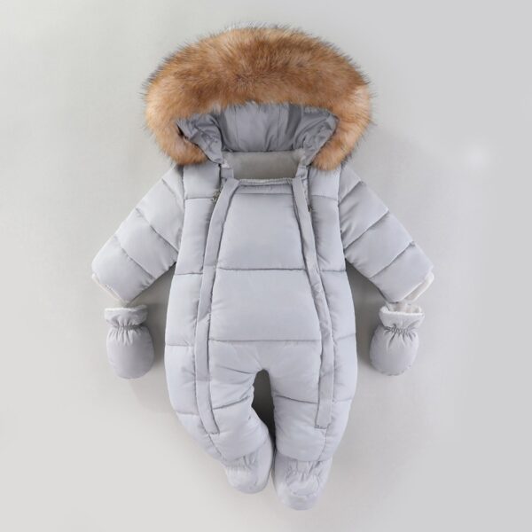 Jumpsuit Fleece-lined Quilted Cotton-padded Clothes - Image 8