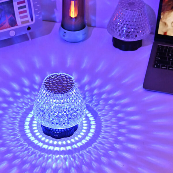 Diamond Crystal Lamp Table Light USB Touch Sensor Bar Table Lamp Dimming Beside Lamp LED Night Light For Restaurant Wedding - Image 5