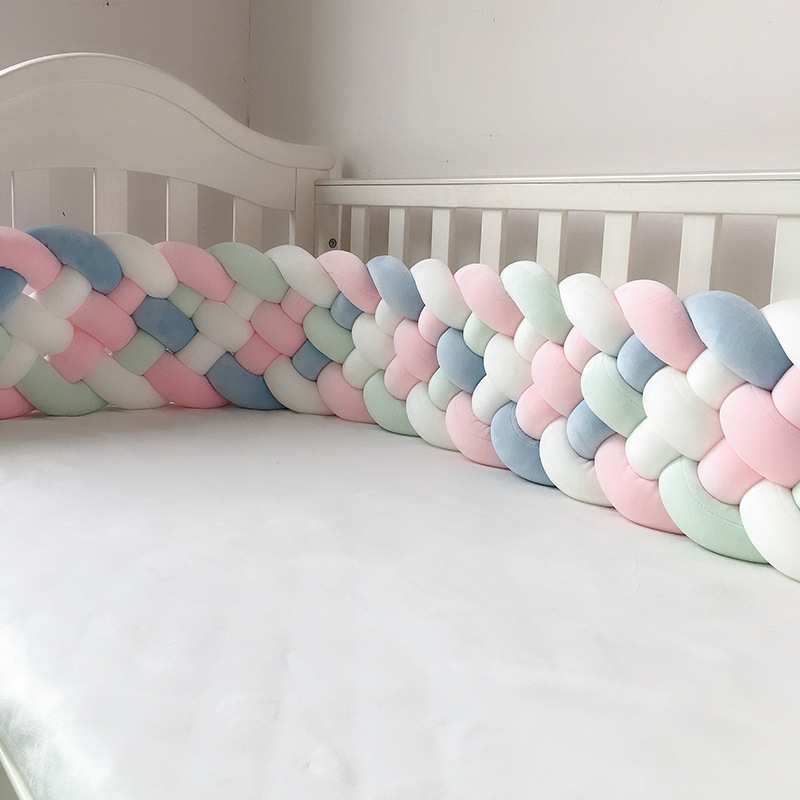 Six-strand Bed Fence Twist Braid New Hand-woven Long Knotted Pillow - Image 8