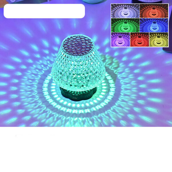 Diamond Crystal Lamp Table Light USB Touch Sensor Bar Table Lamp Dimming Beside Lamp LED Night Light For Restaurant Wedding - Image 8