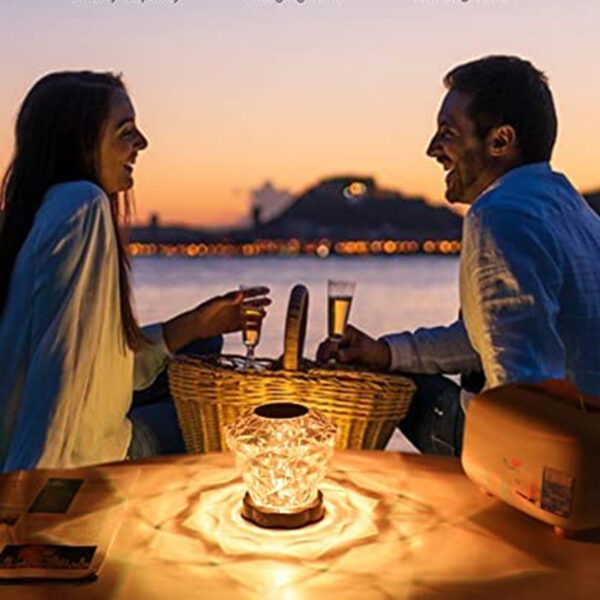 Diamond Crystal Lamp Table Light USB Touch Sensor Bar Table Lamp Dimming Beside Lamp LED Night Light For Restaurant Wedding - Image 9