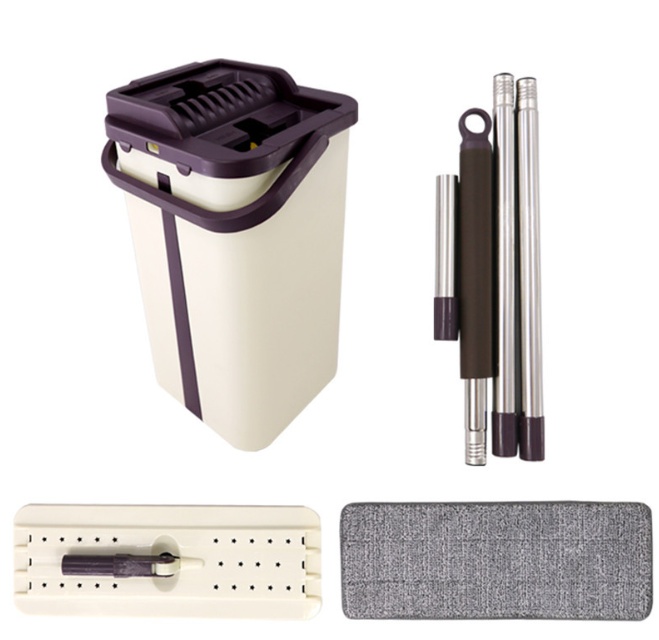 Wring Mop Bucket For Wash Floor Squeeze Lazy Mops Head Home For Cleaning Floors Wash House Cleaner Lightning Offers Kitchen Spin - Image 6