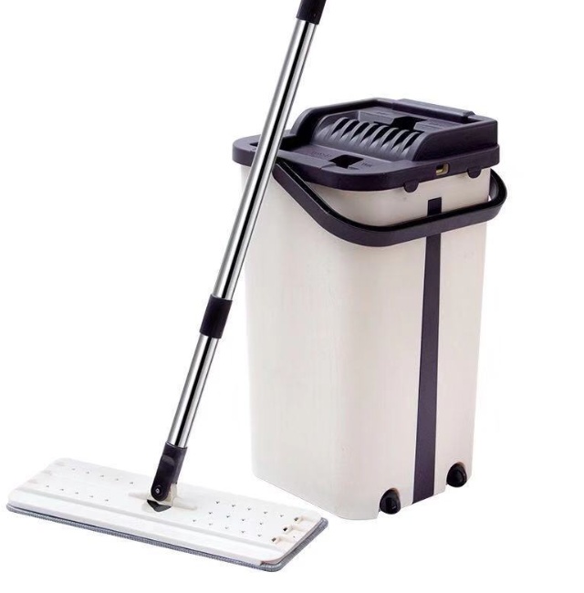 Wring Mop Bucket For Wash Floor Squeeze Lazy Mops Head Home For Cleaning Floors Wash House Cleaner Lightning Offers Kitchen Spin - Image 5