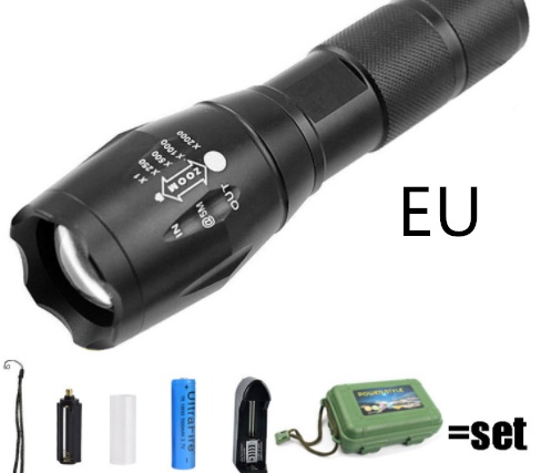 Strong Light Flashlight Special Forces Rechargeable Home Self-Defense Waterproof Riding Mini Camping Premium Super Bright Flashlight - Image 7
