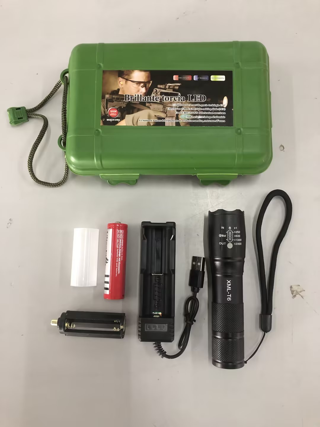 Strong Light Flashlight Special Forces Rechargeable Home Self-Defense Waterproof Riding Mini Camping Premium Super Bright Flashlight - Image 9